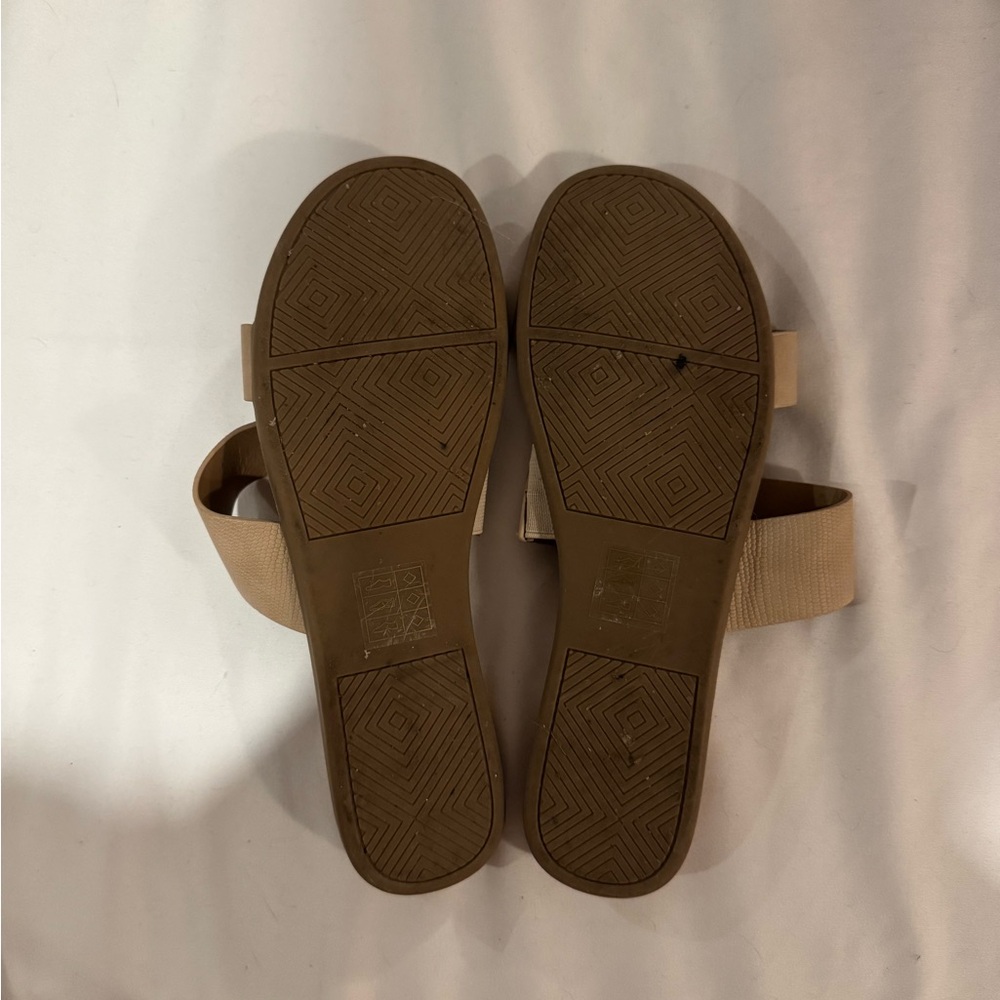 Call It Spring Tan Slide Sandals - Picture 3 of 4